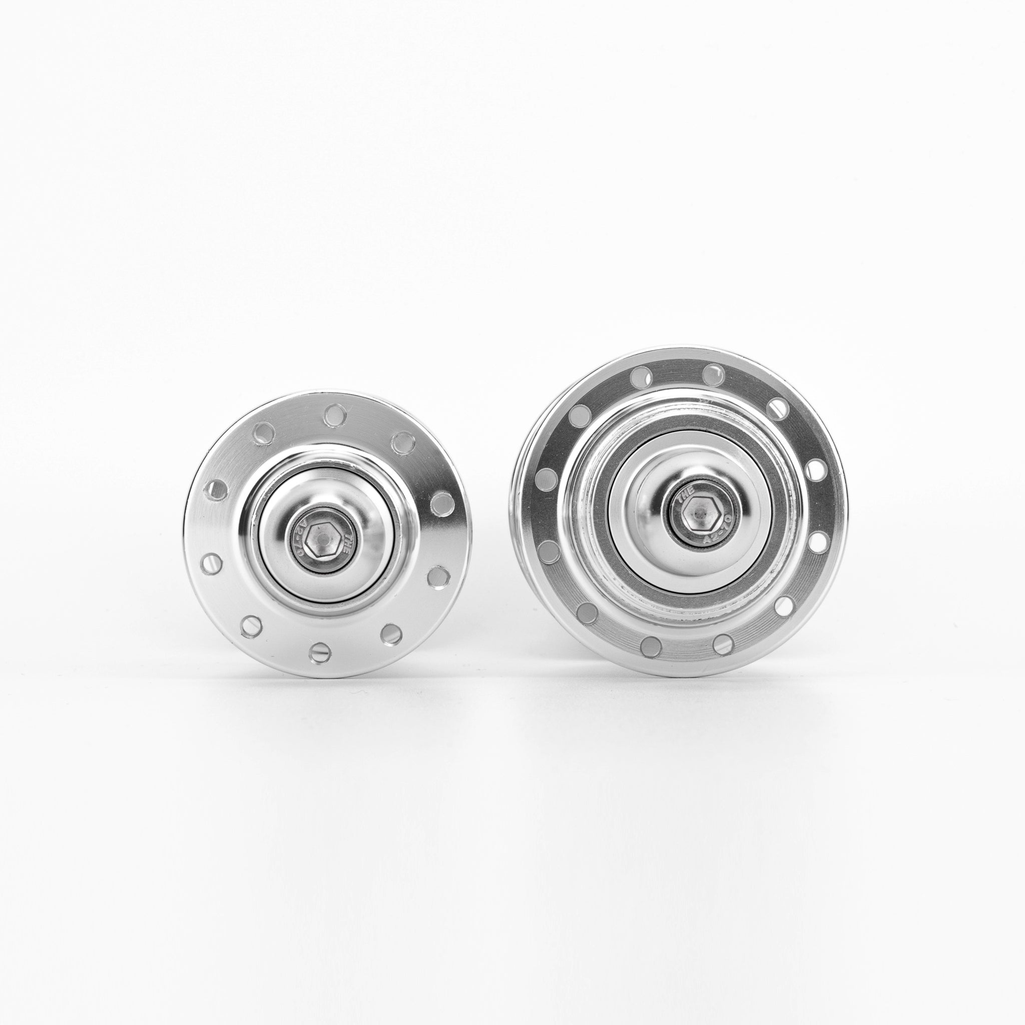 Kratozen Low Flange Silver Track Fixed Gear Hub Set