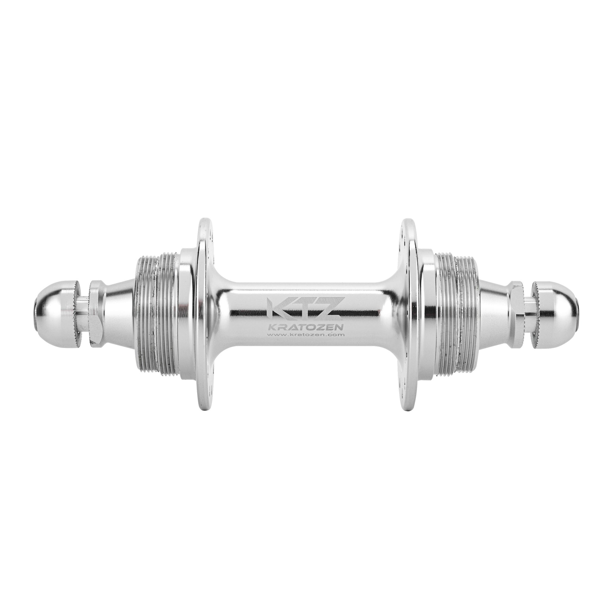 Kratozen Low Flange Silver Track Fixed Gear Hub Set - Kratozen