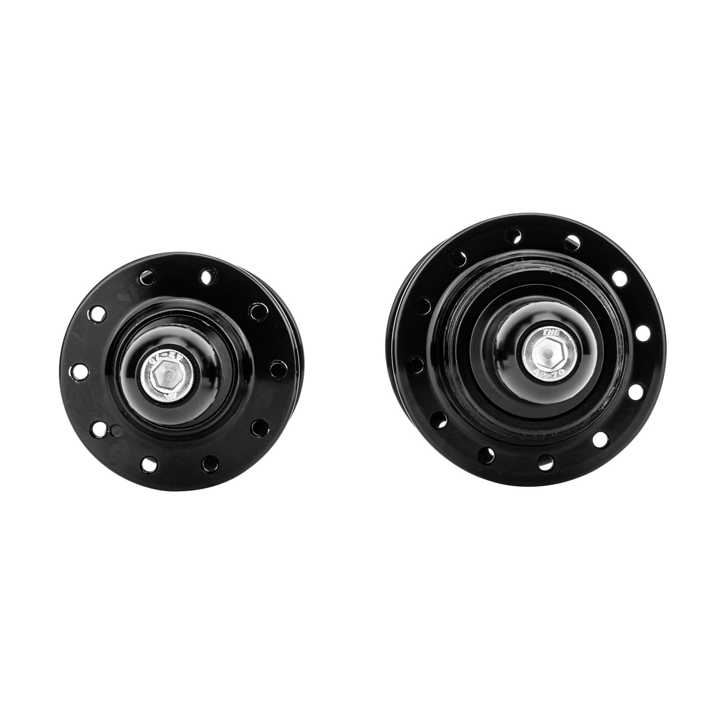 Kratozen Low Flange Black Track Fixed Gear Hub Set - Kratozen