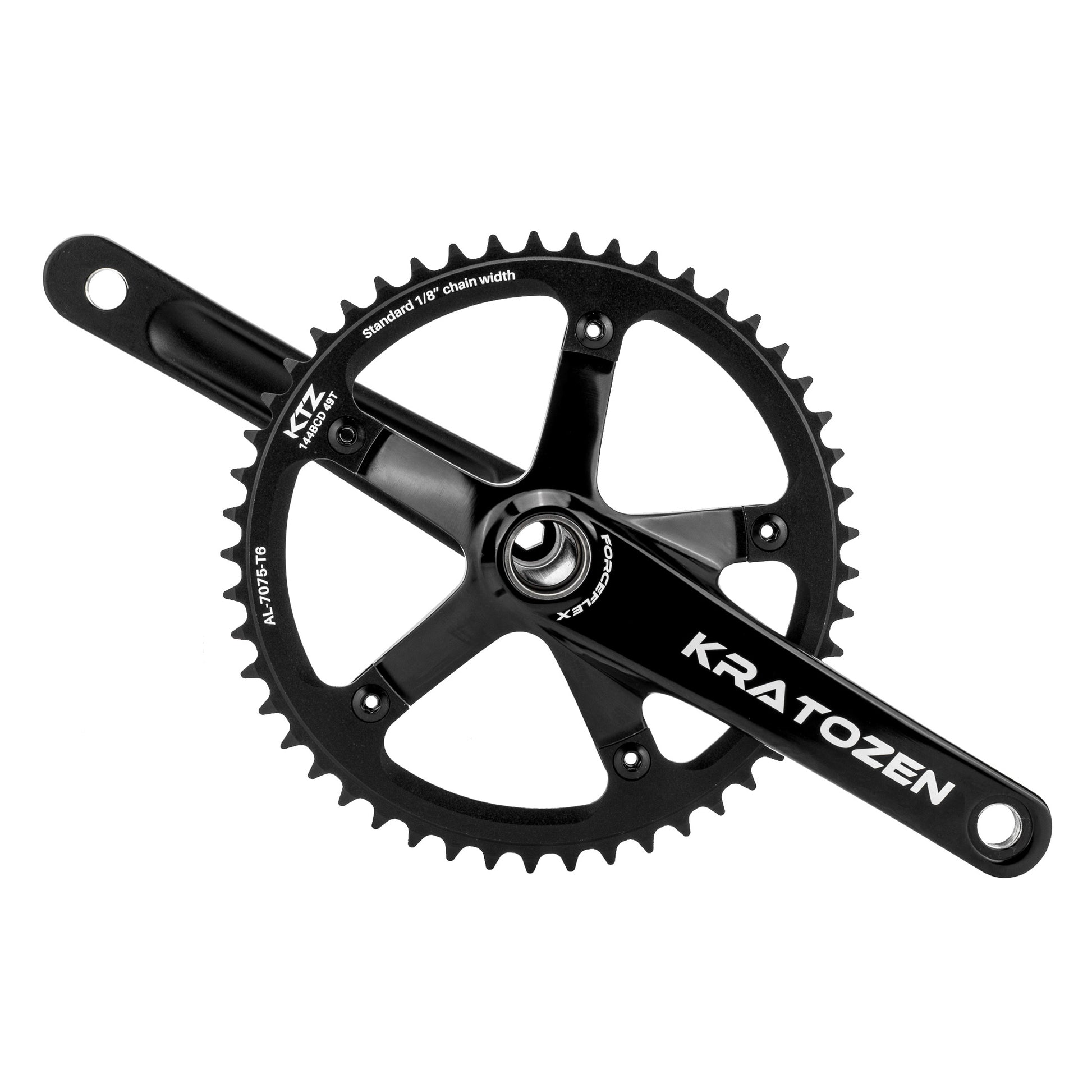 Kratozen ForceFlex Hollowtech Track Fixed Gear Crankset - Kratozen