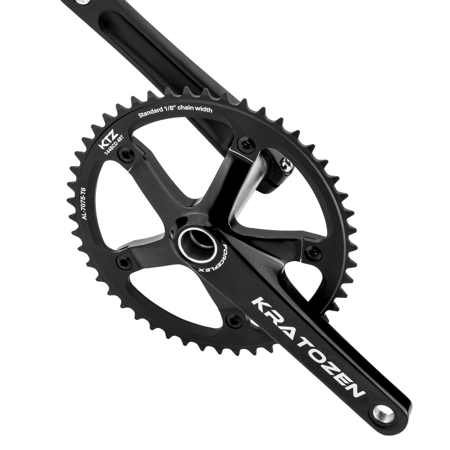 Kratozen ForceFlex Hollowtech Track Fixed Gear Crankset - Kratozen