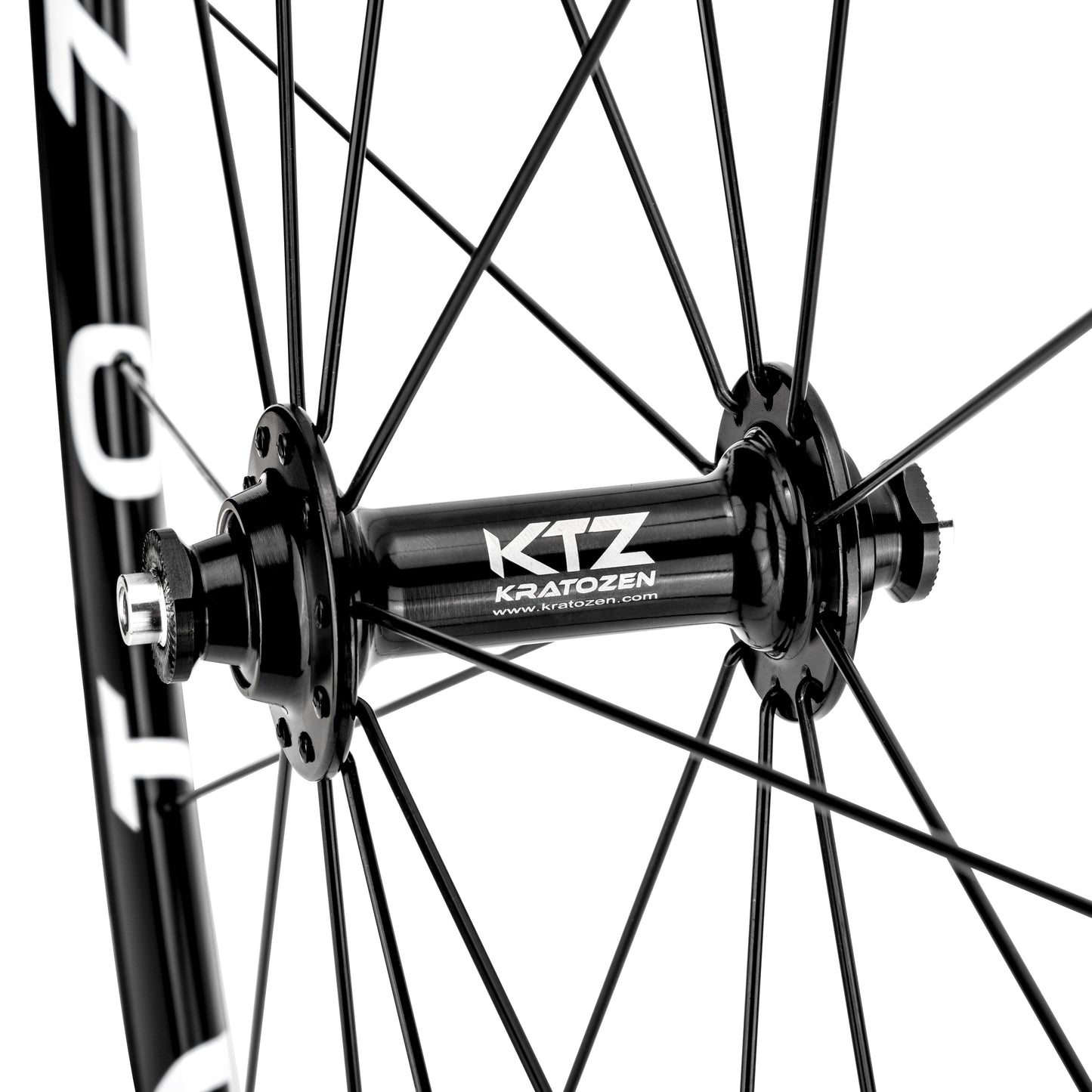 Kratozen BlazeOne Aluminium Black Fixed Gear Track Wheelset - Kratozen