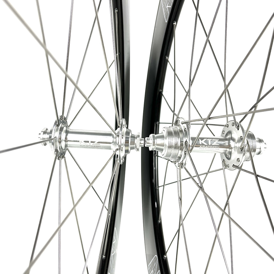 Kratozen 88mm 3k Gloss Fixed Gear Carbon Track Wheelset - Kratozen