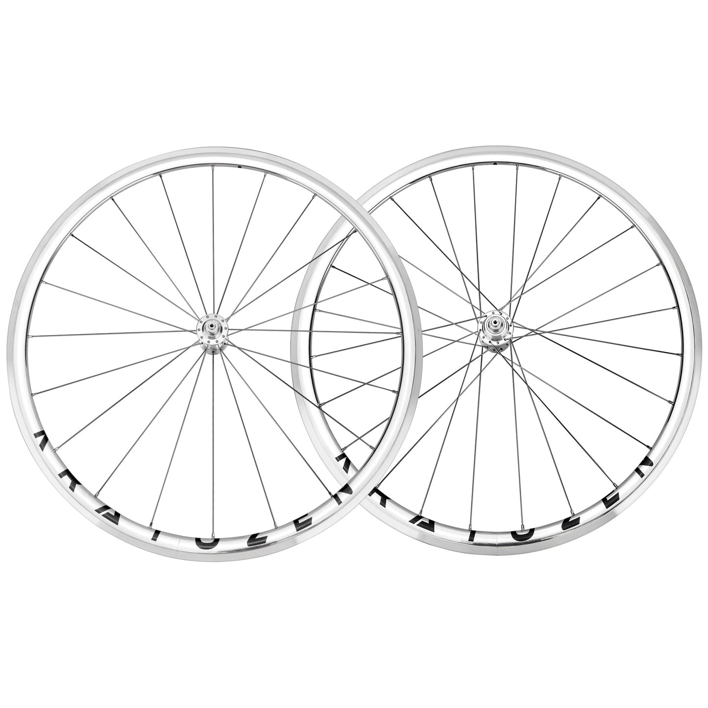 Kratozen BlazeOne Aluminium Silver Fixed Gear Track Wheelset - Kratozen