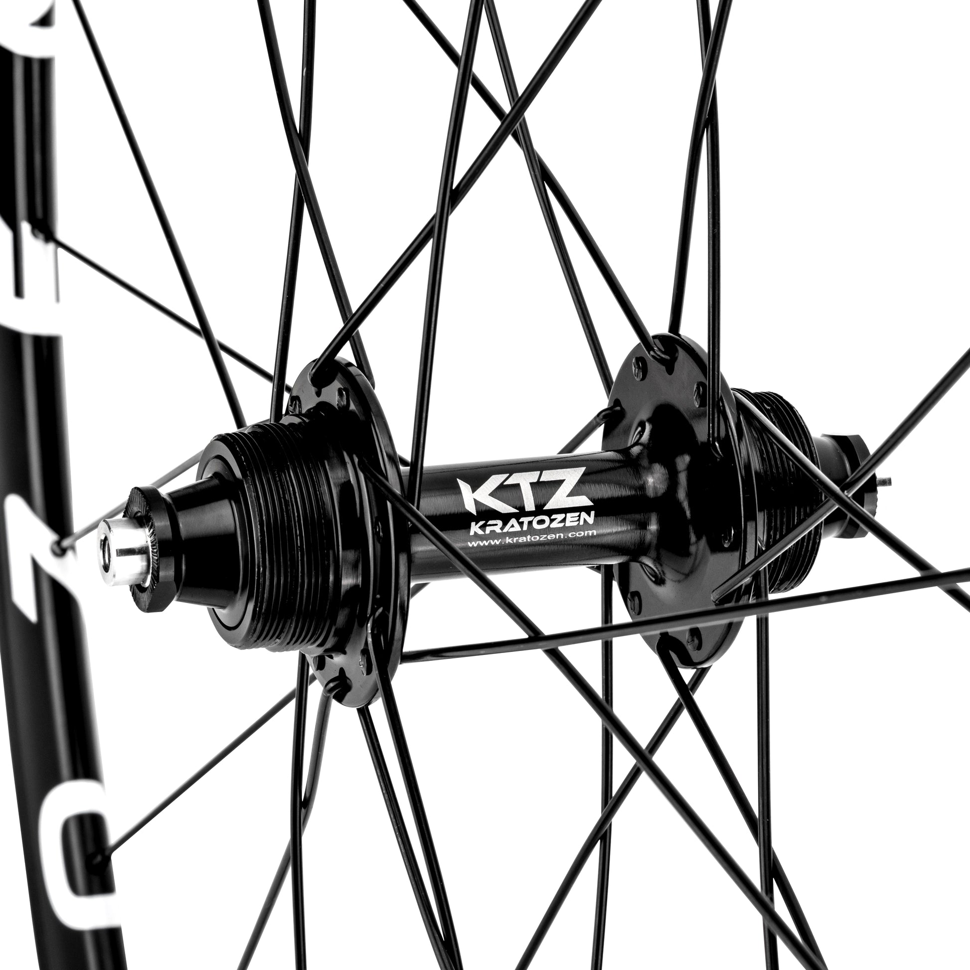 Kratozen BlazeOne Aluminium Black Fixed Gear Track Wheelset - Kratozen