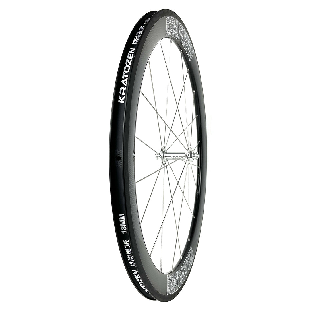 Kratozen 55mm 3k Gloss Carbon Fixed Gear Track Wheelset - Kratozen