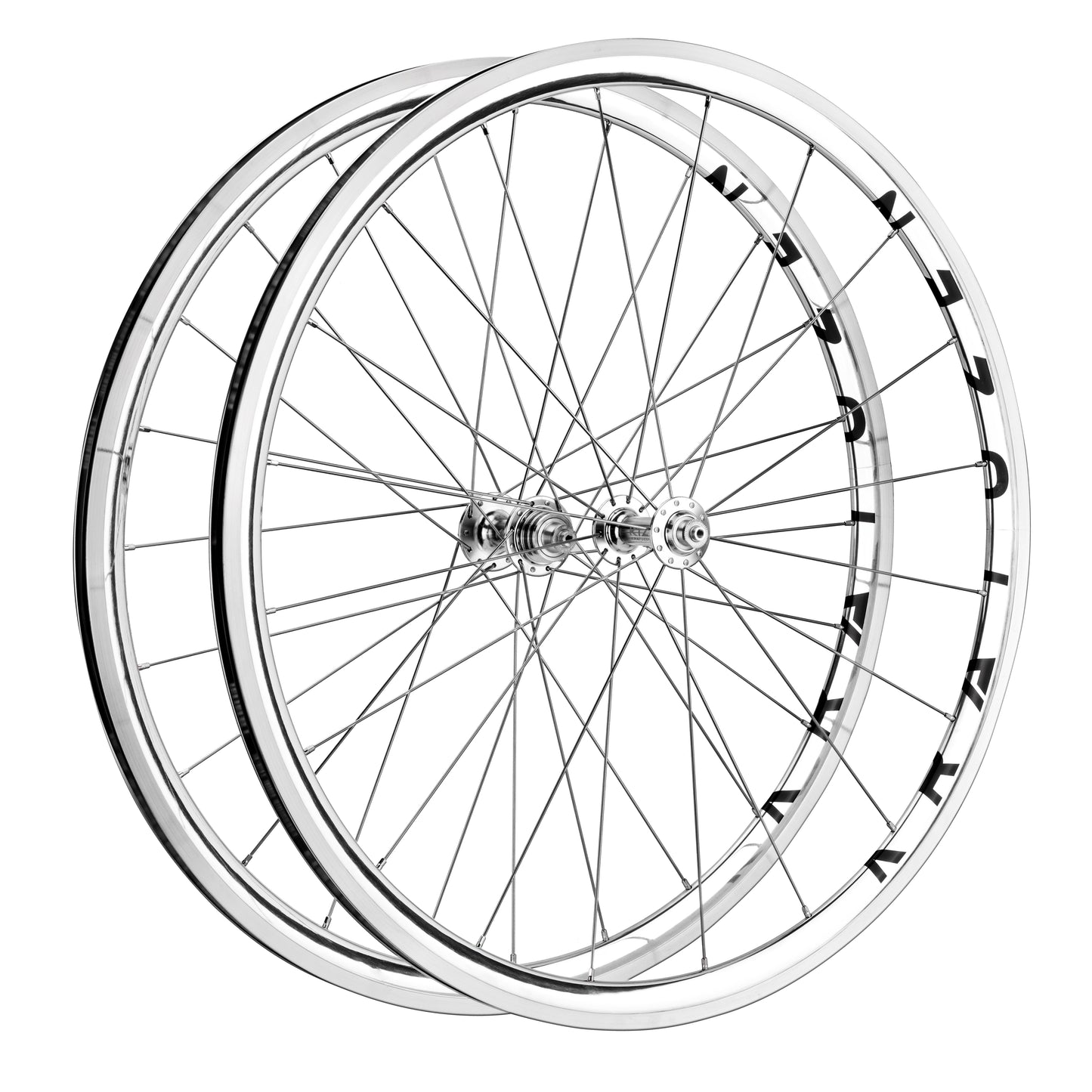 Kratozen BlazeOne Aluminium Silver Fixed Gear Track Wheelset - Kratozen