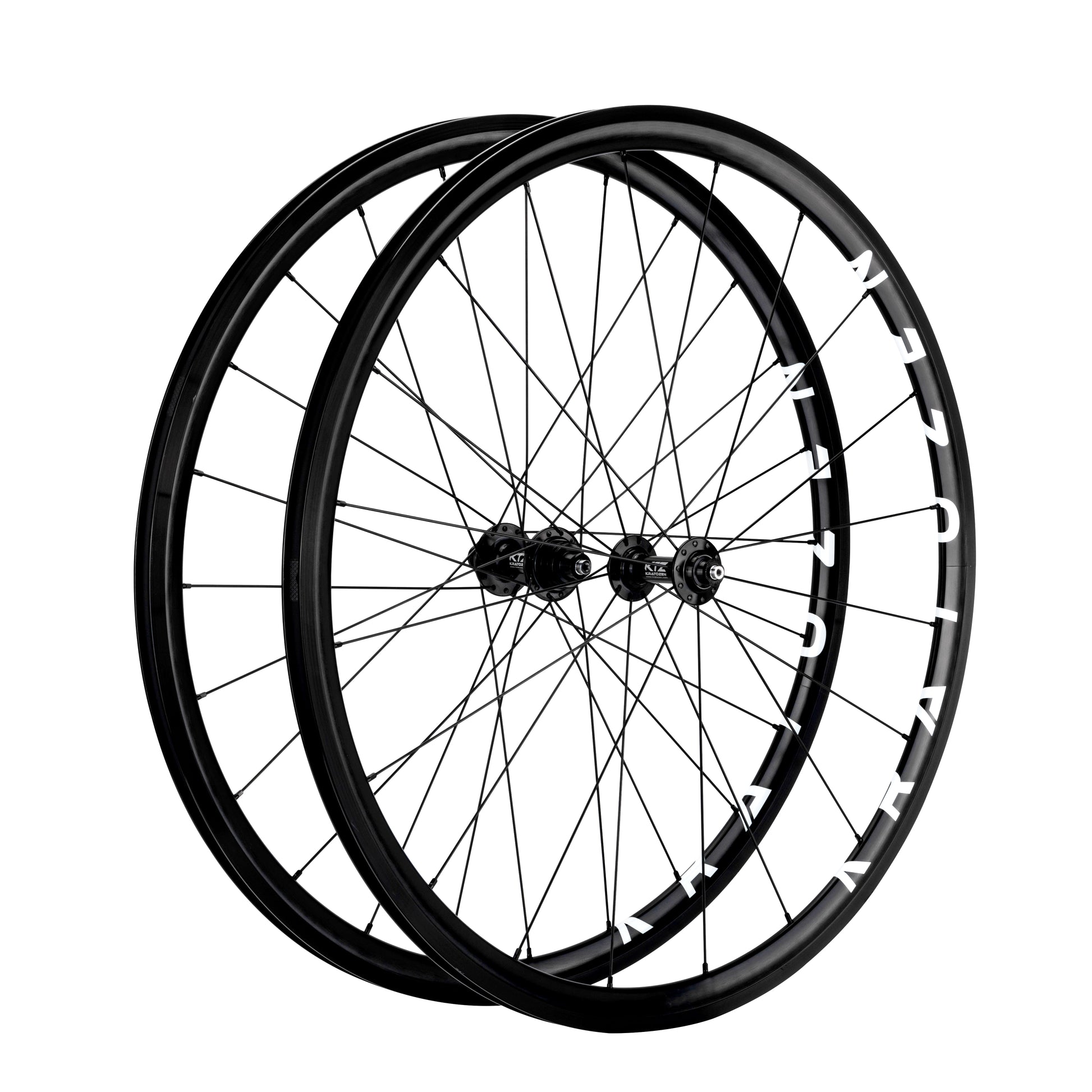 Kratozen BlazeOne Aluminium Black Fixed Gear Track Wheelset - Kratozen